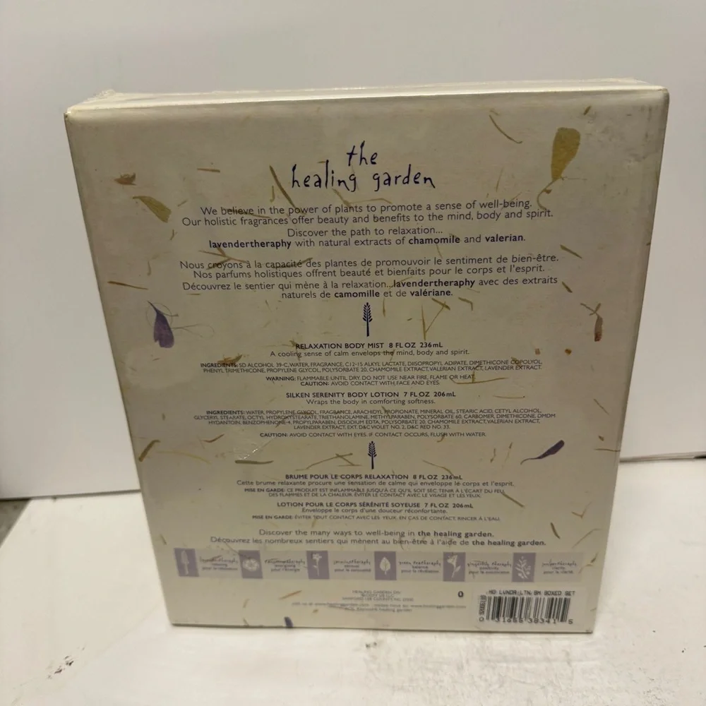The Healing Garden Lavender Therapy Body Lotion And Body Mist HTF